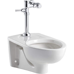 American Standard - Toilets; Type: Wall mounted toilet ; Bowl Shape: Elongated ; Mounting Style: Wall Mounted ; Gallons Per Flush: 1.1 ; Overall Height: 15 ; Overall Width: 14 - Exact Tool & Supply