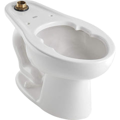 American Standard - Toilets; Type: Bowl only ; Bowl Shape: Elongated ; Mounting Style: Floor ; Gallons Per Flush: 1.1 ; Overall Height: 15 ; Overall Width: 14 - Exact Tool & Supply