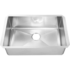 American Standard - Sinks; Type: Single Bowl Stainless Steel Kitchen Sink ; Outside Length: 18 (Inch); Outside Length: 18.000 (Decimal Inch); Outside Width: 35.000 (Decimal Inch); Outside Width: 35 (Inch); Outside Height: 10.0000 (Decimal Inch) - Exact Tool & Supply