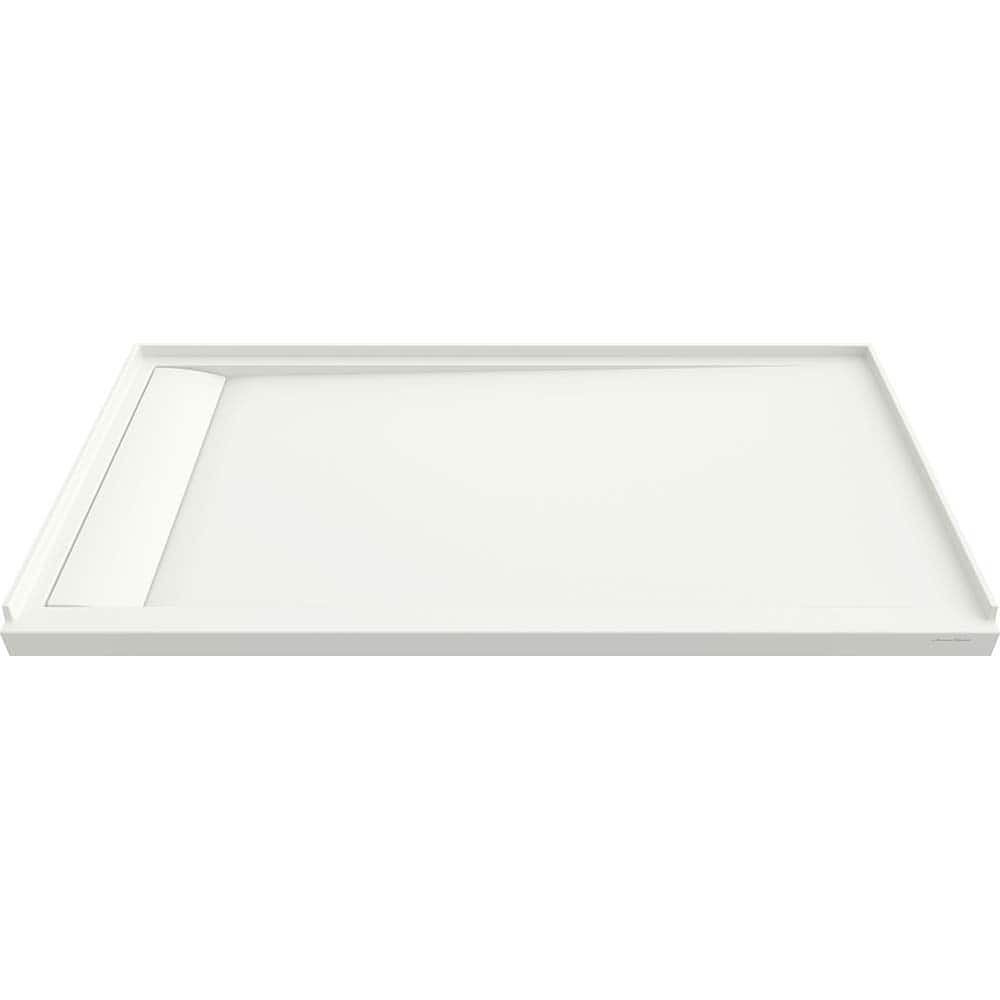 American Standard - Shower Supports & Kits; Type: Shower Floor ; Length (Inch): 60 ; Material: Solid Non-pourous material ; Finish/Coating: White - Exact Tool & Supply