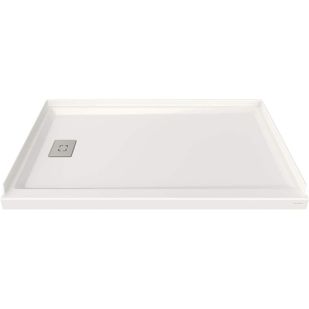 American Standard - Shower Supports & Kits; Type: Shower Floor ; Length (Inch): 60 ; Material: High Gloss Acrylic ; Finish/Coating: White - Exact Tool & Supply