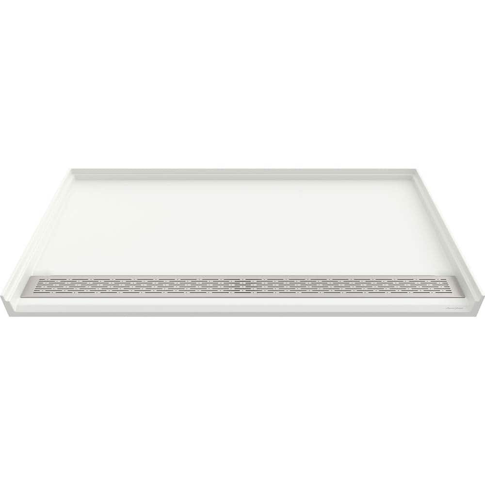 American Standard - Shower Supports & Kits; Type: Shower Floor ; Length (Inch): 64 ; Material: Solid Non-pourous material ; Finish/Coating: White - Exact Tool & Supply