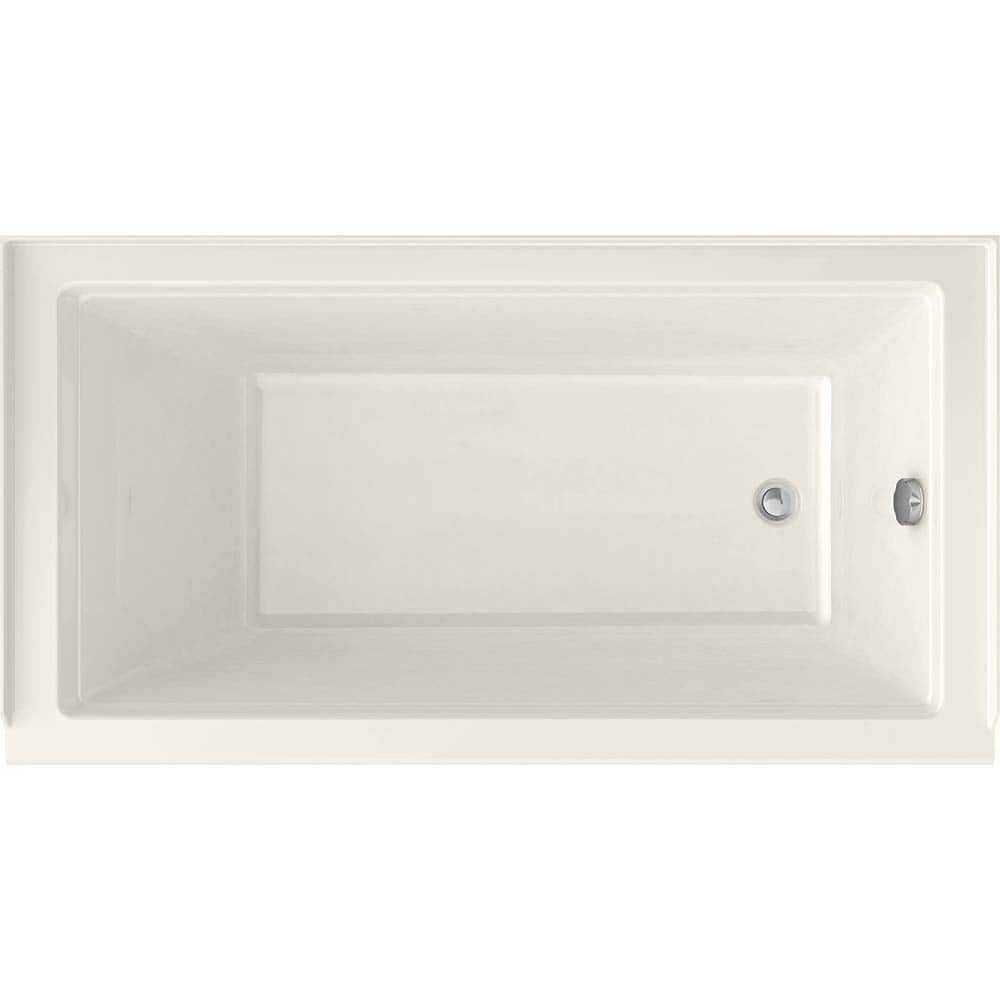 American Standard - Shower Supports & Kits; Type: Bathtub ; Length (Inch): 60 ; Material: High Gloss Acrylic ; Finish/Coating: White - Exact Tool & Supply