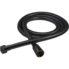 American Standard - Shower Supports & Kits; Type: Shower Hose ; Length (Inch): 59 ; Material: Metal ; Diameter (Inch): 0.5 ; Finish/Coating: Matte Black - Exact Tool & Supply