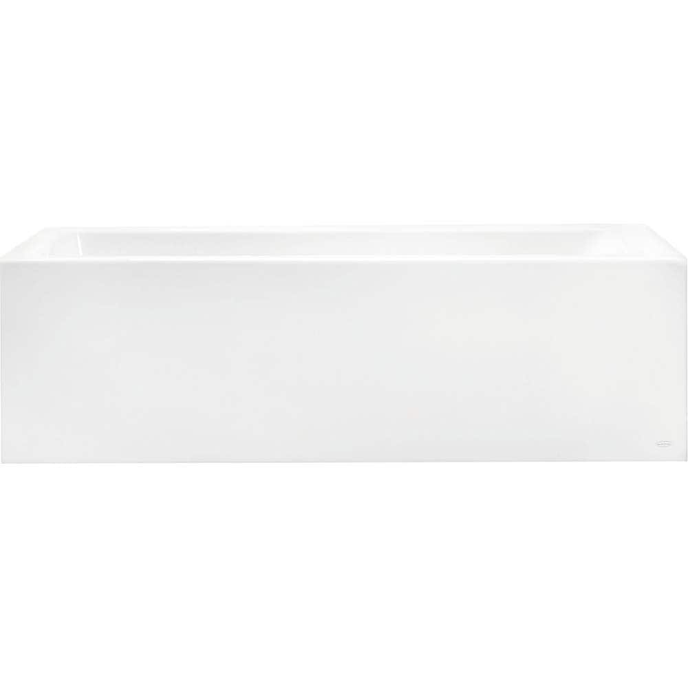American Standard - Shower Supports & Kits; Type: Bathtub ; Length (Inch): 60 ; Material: High Gloss Acrylic ; Finish/Coating: White - Exact Tool & Supply