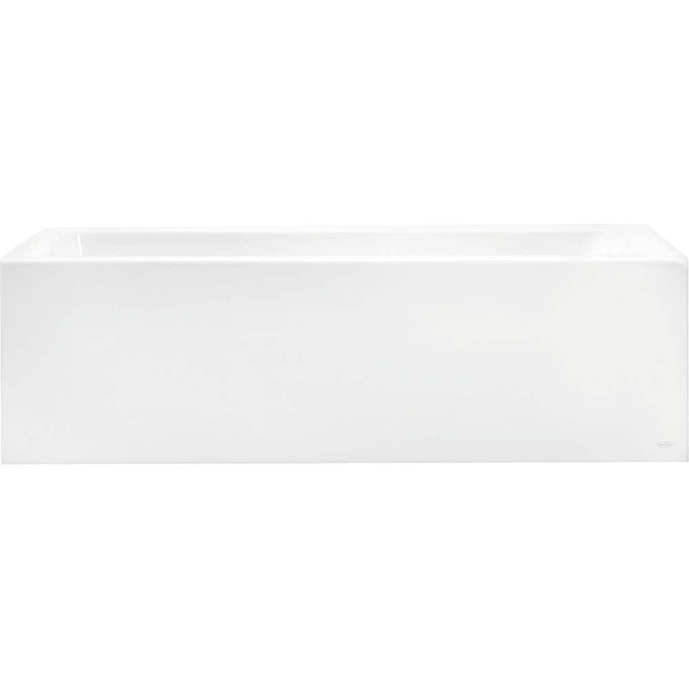 American Standard - Shower Supports & Kits; Type: Bathtub ; Length (Inch): 60 ; Material: High Gloss Acrylic ; Finish/Coating: White - Exact Tool & Supply