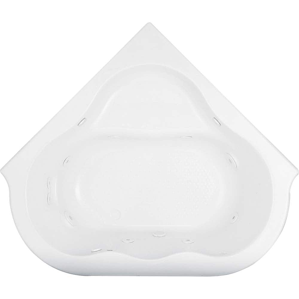 American Standard - Shower Supports & Kits; Type: Bathtub ; Length (Inch): 54 ; Material: High Gloss Acrylic ; Finish/Coating: White - Exact Tool & Supply