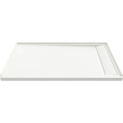 American Standard - Shower Supports & Kits; Type: Shower Floor ; Length (Inch): 60 ; Material: Solid Non-pourous material ; Finish/Coating: White - Exact Tool & Supply