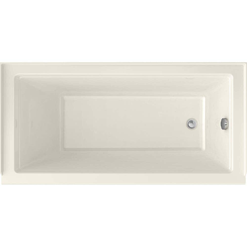 American Standard - Shower Supports & Kits; Type: Bathtub ; Length (Inch): 60 ; Material: High Gloss Acrylic ; Finish/Coating: White - Exact Tool & Supply