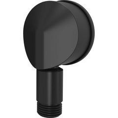 American Standard - Shower Supports & Kits; Type: Wall Supply ; Length (Inch): 1.25 ; Material: Brass ; Diameter (Inch): 0.5 ; Finish/Coating: Matte Black - Exact Tool & Supply