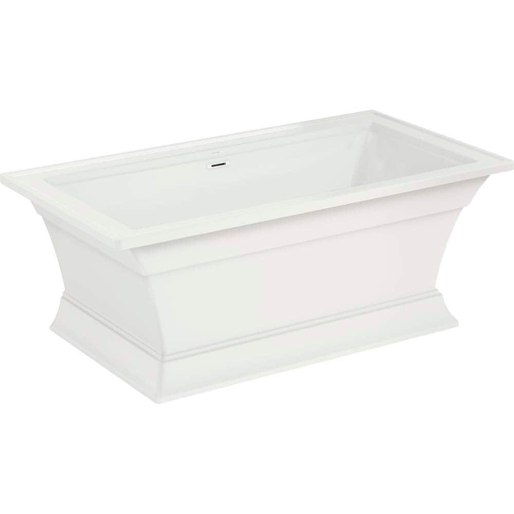American Standard - Shower Supports & Kits; Type: Bathtub ; Length (Inch): 68 ; Material: High Gloss Acrylic ; Finish/Coating: White - Exact Tool & Supply
