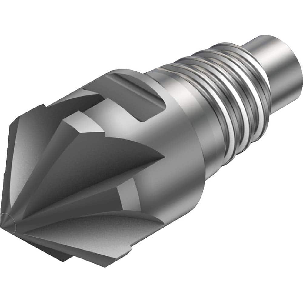 Sandvik Coromant - Corner Radius & Corner Chamfer End Mill Heads; Mill Diameter (mm): 3.00 ; Mill Diameter (Decimal Inch): 0.1181 ; End Type: Corner Radius ; Corner Radius (mm): 3 ; Number of Flutes: 6 ; Material: Solid Carbide - Exact Tool & Supply