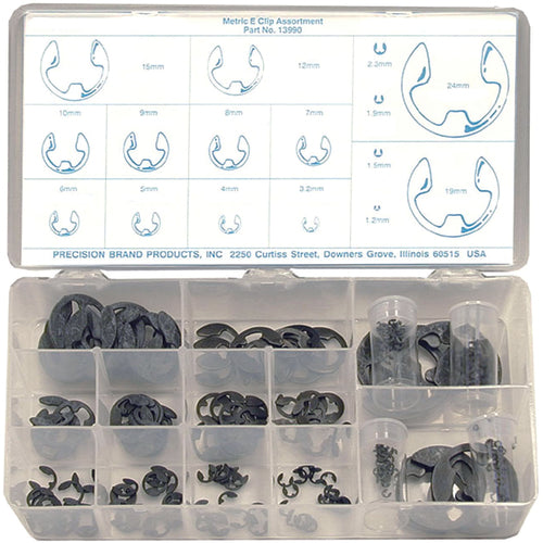 255 PC MM E-CLIP ASST - Exact Tool & Supply