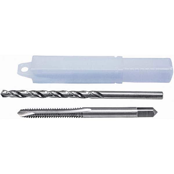Cle-Line - Tap & Drill Sets Minimum Tap Thread Size (Inch): #10-24 Maximum Tap Thread Size (Inch): #10-24 - Exact Tool & Supply