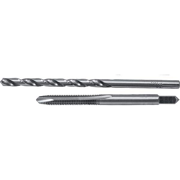 Cle-Line - Tap & Drill Sets Minimum Tap Thread Size (Inch): #10-32 Maximum Tap Thread Size (Inch): #10-32 - Exact Tool & Supply