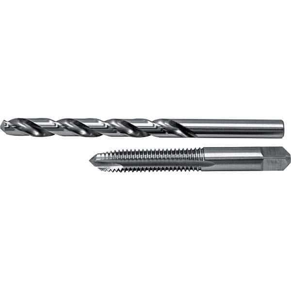 Cle-Line - Tap & Drill Sets Minimum Tap Thread Size (Inch): 3/8-16 Maximum Tap Thread Size (Inch): 3/8-16 - Exact Tool & Supply