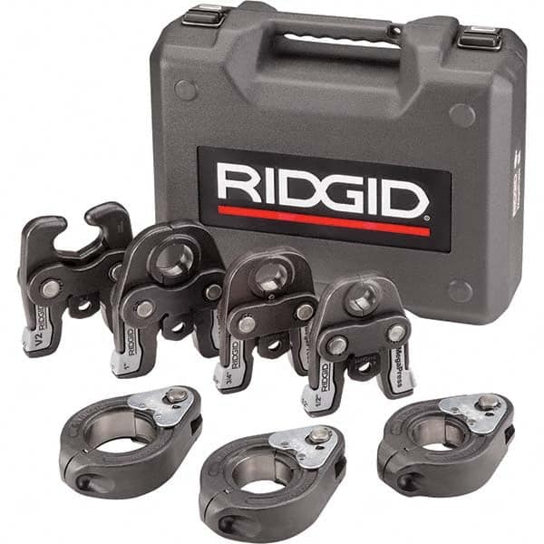 Ridgid - Presser Replacement Jaws Type: Pressing Tool Kit Jaw Size Range: 1/2" to 2" (Inch) - Exact Tool & Supply