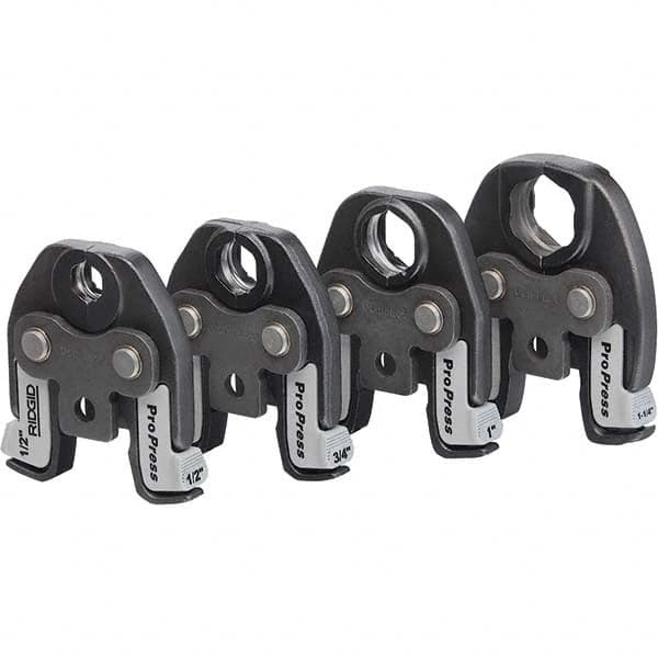 Ridgid - Presser Replacement Jaws Type: Pressing Jaws Jaw Size Range: 3/4" to 1-1/4" (Inch) - Exact Tool & Supply