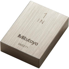 Mitutoyo - Gage Blocks & Spacers Type: Gage Block Size (Decimal Inch): 1.00000 - Exact Tool & Supply
