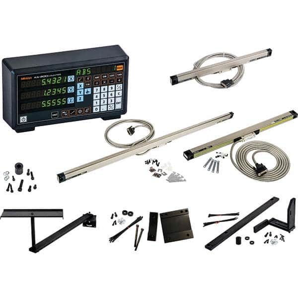0 to 32″ Horizontal & Vertical Electronic Linear Scale 0.000020 to 0.001″ Resolution, ±7 µm