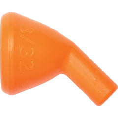 Loc-Line - Coolant Hose Nozzles; Type: Loc-Line ; Nozzle Diameter (Inch): 3/32 ; Nozzle Type: 45 Deg ; Hose Inside Diameter (Inch): 1/4 ; Nozzle Type: 45 Deg ; Thread Type: NonThreaded - Exact Tool & Supply
