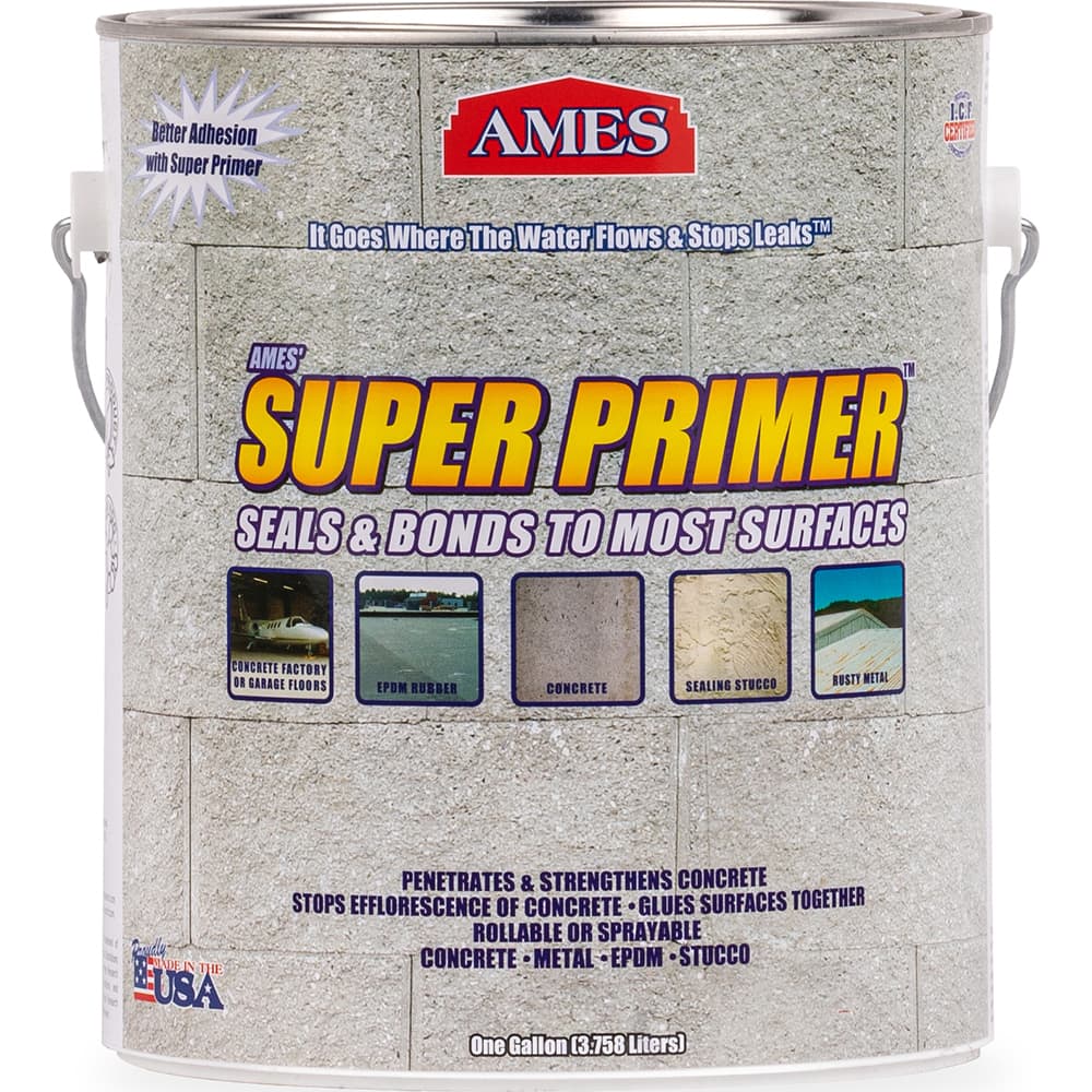 Ames - 1 Pail Semi-Clear Water-Based Acrylic Primer - Exact Tool & Supply