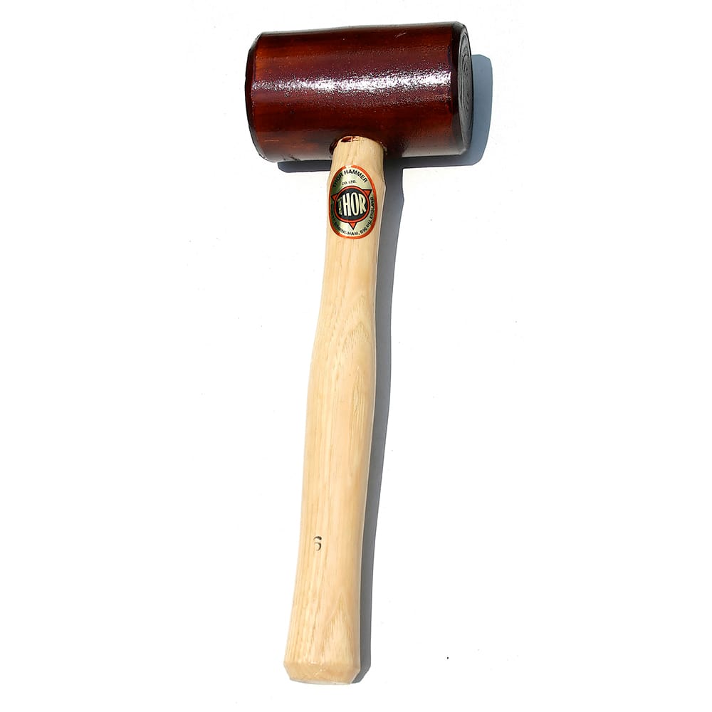 Osca - Non-Marring Hammers; Head Type: Cylindrical ; Head Material: Rawhide ; Handle Material: Wood ; Head Weight Range: 1 - 2.9 lbs. ; Face Diameter Range: 1" - Exact Tool & Supply