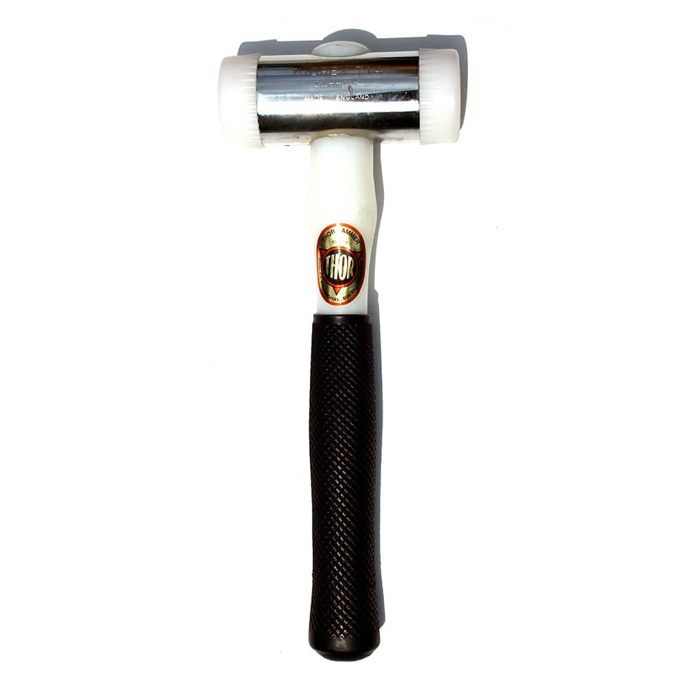 Osca - Non-Marring Hammers; Head Type: Double Head ; Head Material: Zinc ; Handle Material: Plastic/Rubber ; Head Weight Range: 1 - 2.9 lbs. ; Face Diameter Range: 1" - Exact Tool & Supply