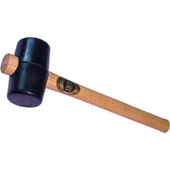Osca - Non-Marring Hammers; Head Type: Cylindrical ; Head Material: Rubber ; Handle Material: Wood ; Head Weight Range: 1 - 2.9 lbs. ; Face Diameter Range: 1" - Exact Tool & Supply
