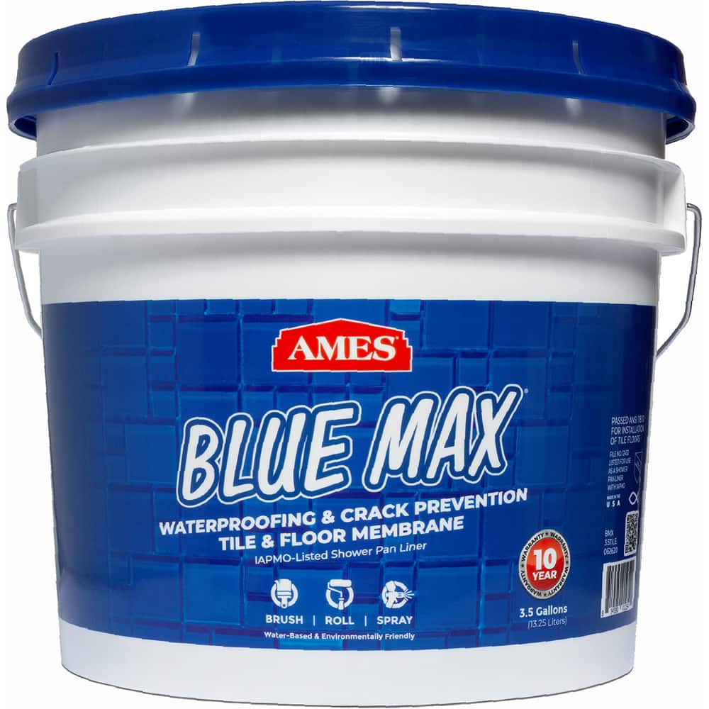 Ames - Blue Max 35 Gal Blue Liquid Rubber Tile & Floor Adhesive - Exact Tool & Supply