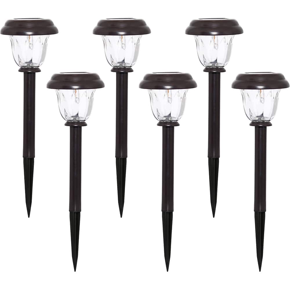 Westinghouse - Landscape Light Fixtures; Type of Fixture: Solar Path Light ; Mounting Type: Ground ; Lamp Type: LED ; Housing Material: Stainless Steel ; Housing Color: Bronze ; Wattage: 0.035 - Exact Tool & Supply