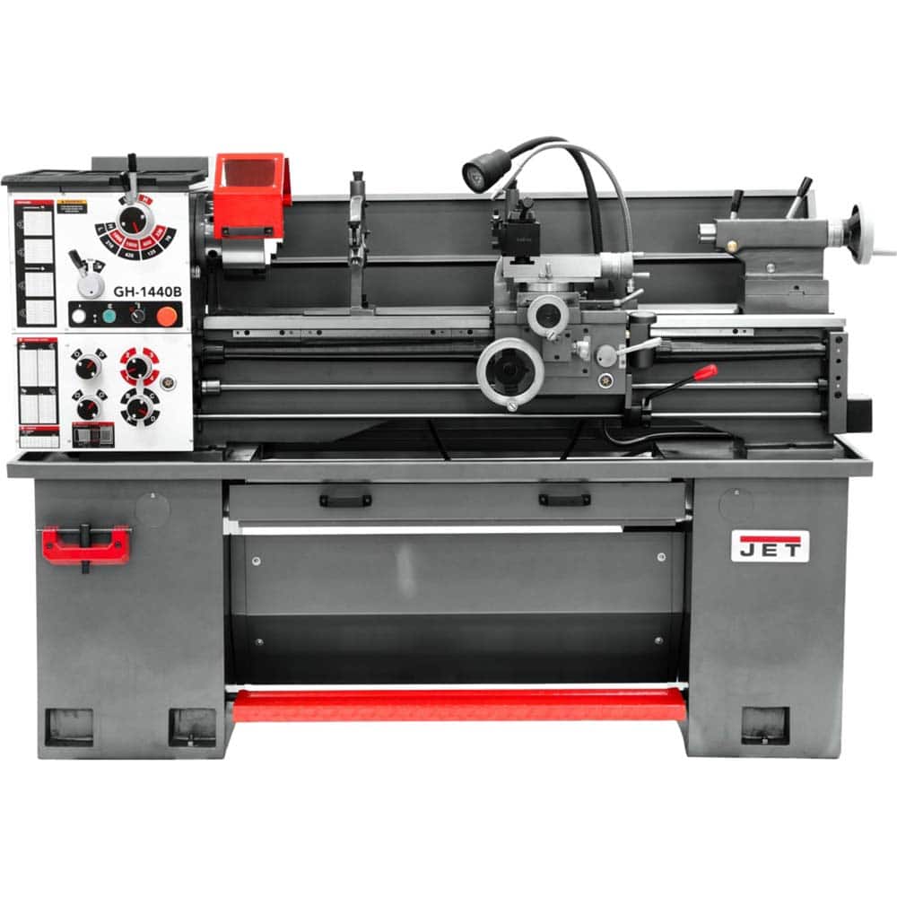 Jet - Bench, Engine & Toolroom Lathes Machine Type: Bench Lathe Spindle Speed Control: Geared Head - Exact Tool & Supply