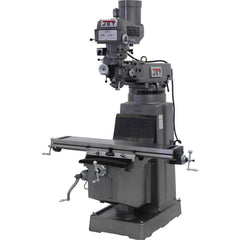 Jet - 50 x 10" 3 hp 3 Phase 230 V Variable Speed Knee Milling Machine - Exact Tool & Supply