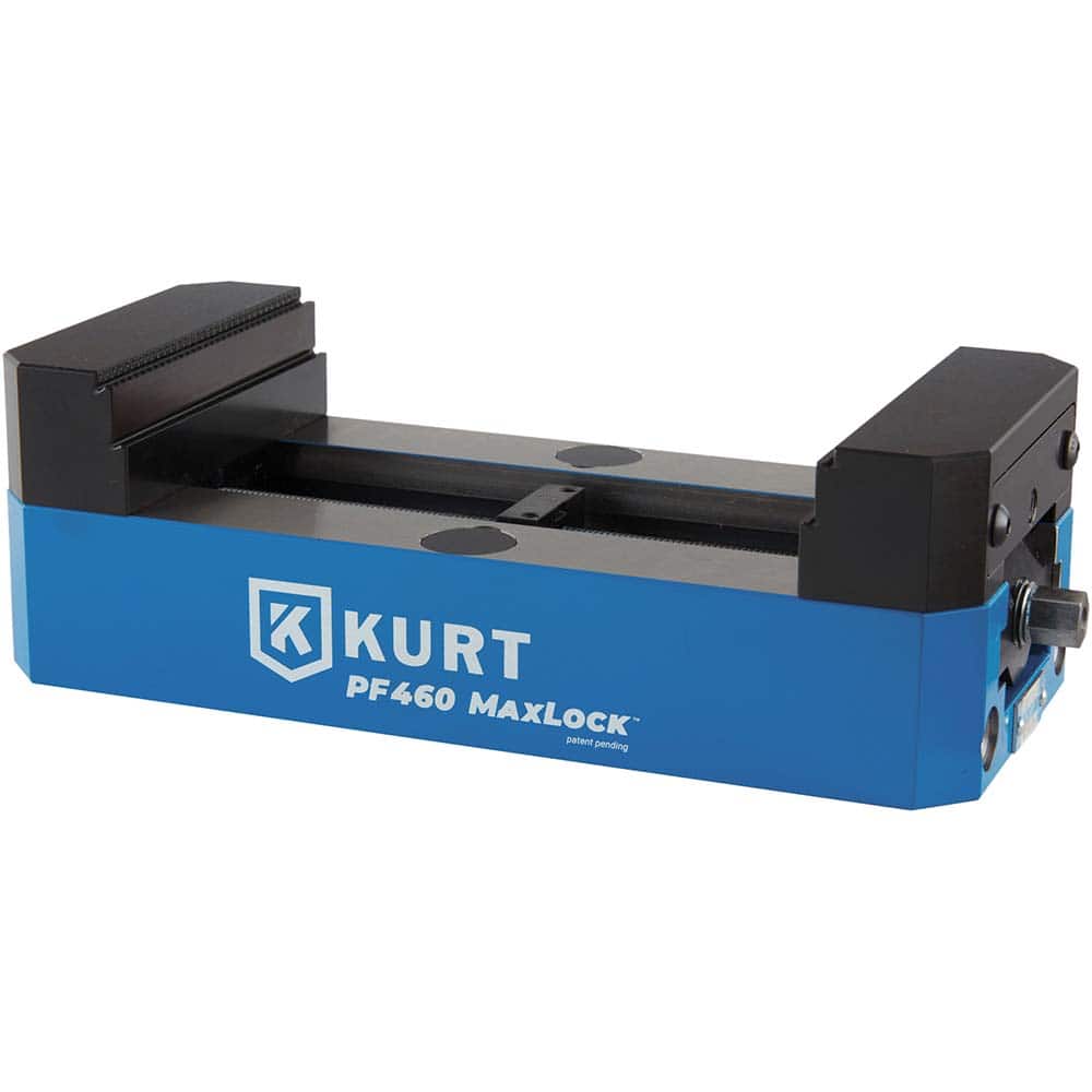 Kurt - Modular Vises & Components; System Compatibility: 5 Axis Workholding Systems ; Product Type: Serrated Vise ; Jaw Width (Inch): 4 ; Jaw Width (Decimal Inch): 4 ; Jaw Height (Inch): 1-1/4 ; Jaw Height (Decimal Inch): 1.2500 - Exact Tool & Supply