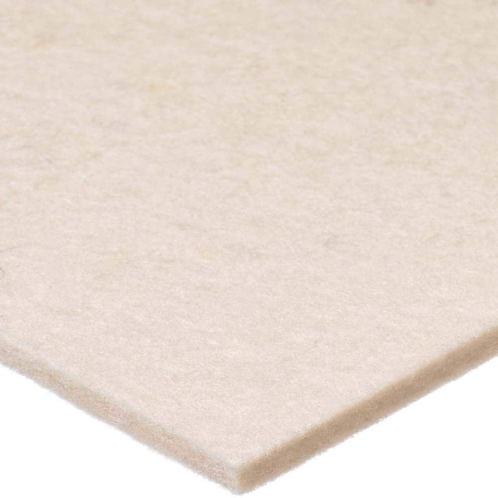 USA Sealing - Felt Sheets; Material: Felt ; Thickness (Decimal Inch): 0.0625 ; Thickness (Inch): 1/16 ; Width (Inch): 0.5000 ; Length (Inch): 120 ; Density (Lb./Sq. Yd.): 16.00 - Exact Tool & Supply