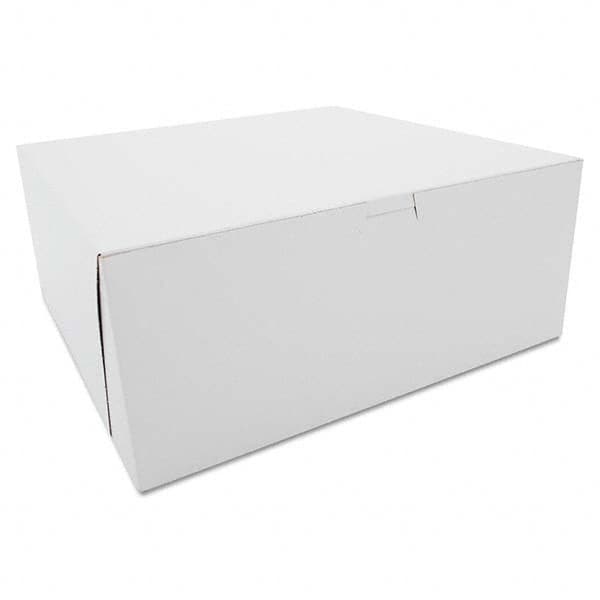 SCT - Tuck-Top Bakery Boxes, Paperboard, White, 12 x 12 x 5 - Exact Tool & Supply