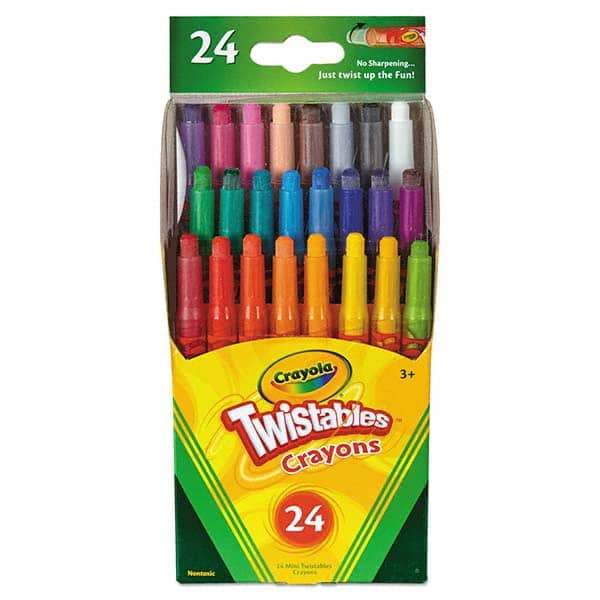 Crayola - Markers & Paintsticks Type: All Purpose Wax Crayon Color: Assorted - Exact Tool & Supply