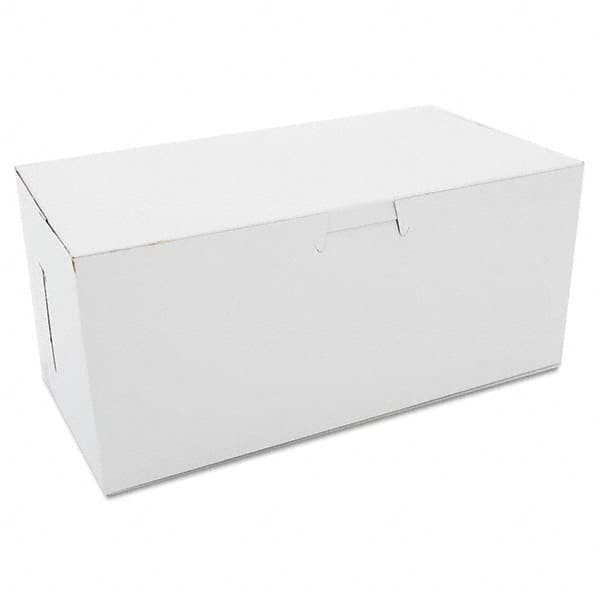 SCT - Non-Window Bakery Boxes, 9 x 5 x 4, White, 250/Carton - Exact Tool & Supply