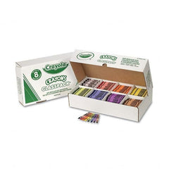 Crayola - Markers & Paintsticks Type: All Purpose Wax Crayon Color: Black; Blue; Brown; Green; Orange; Red; Violet; Yellow - Exact Tool & Supply
