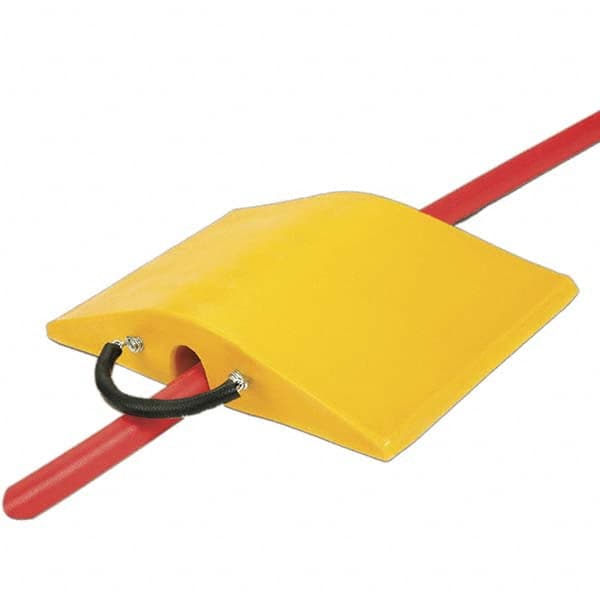 Checkers - On Floor Cable Covers Cover Material: Polyurethane Number of Channels: 1 - Exact Tool & Supply