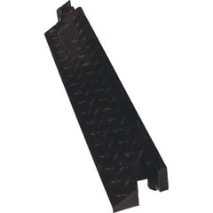 Checkers - On Floor Cable Covers Cover Material: Polyurethane Number of Channels: 3 - Exact Tool & Supply