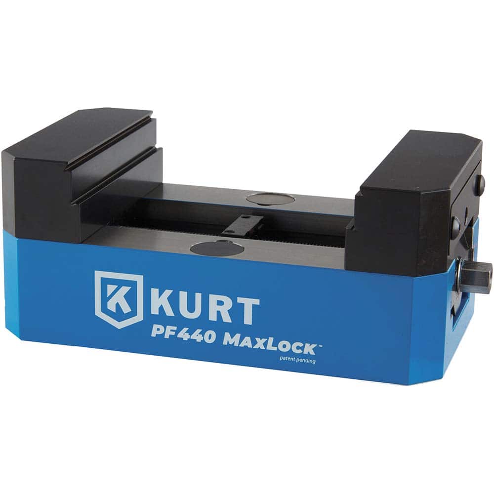 Kurt - Modular Vises & Components; System Compatibility: 5 Axis Workholding Systems ; Product Type: Dovetail Vise ; Jaw Width (Inch): 4 ; Jaw Width (Decimal Inch): 4 ; Jaw Height (Inch): 1-1/4 ; Jaw Height (Decimal Inch): 1.2500 - Exact Tool & Supply