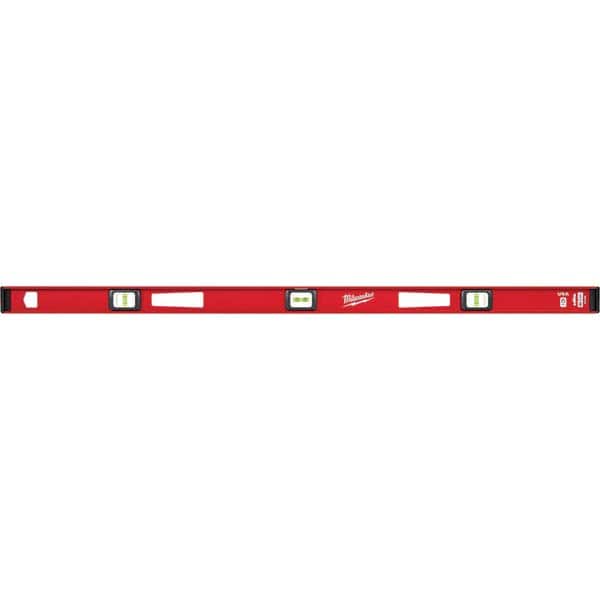 Milwaukee Tool - Box Beam, I-Beam & Torpedo Levels Level Type: I-Beam Number of Vials: 3 - Exact Tool & Supply