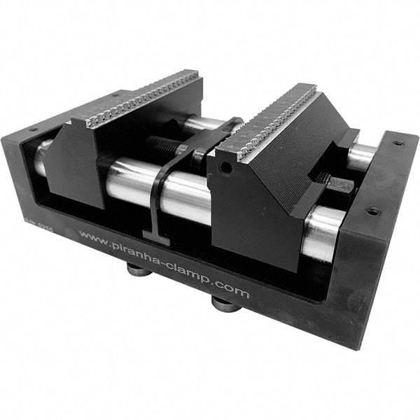 Piranha Clamp - Self-Centering Vises Jaw Width (mm): 90.00 Maximum Jaw Opening Capacity (mm): 118.00 - Exact Tool & Supply