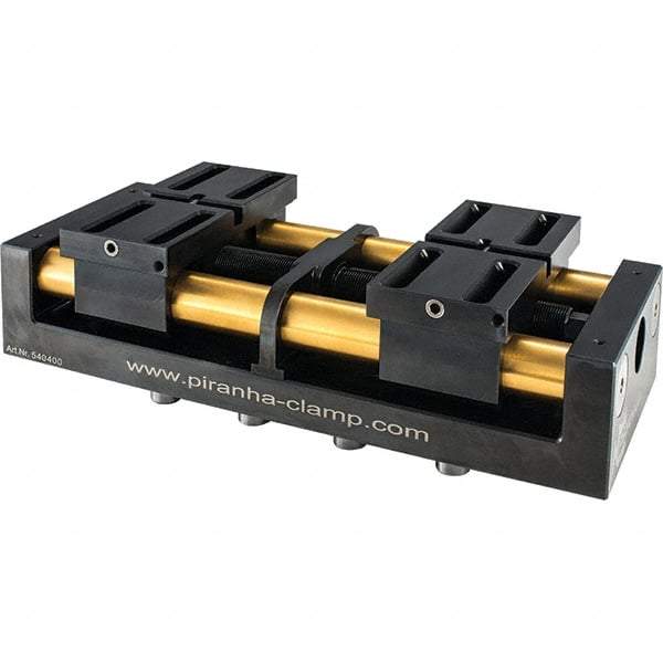 Piranha Clamp - Self-Centering Vises Jaw Width (mm): 120.00 Maximum Jaw Opening Capacity (mm): 238.00 - Exact Tool & Supply
