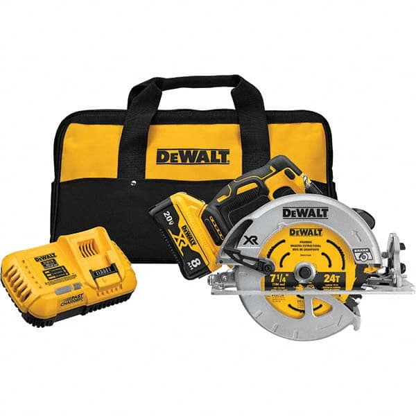 DeWALT - Cordless Circular Saws Voltage: 20 Battery Chemistry: Lithium-Ion - Exact Tool & Supply