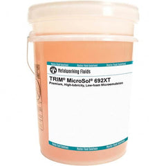 Master Fluid Solutions - TRIM MicroSol 692XT 5 Gal Pail Cutting, Drilling, Sawing, Grinding, Tapping & Turning Fluid - Exact Tool & Supply