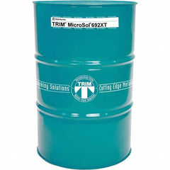Master Fluid Solutions - TRIM MicroSol 692XT 54 Gal Drum Cutting, Drilling, Sawing, Grinding, Tapping & Turning Fluid - Exact Tool & Supply