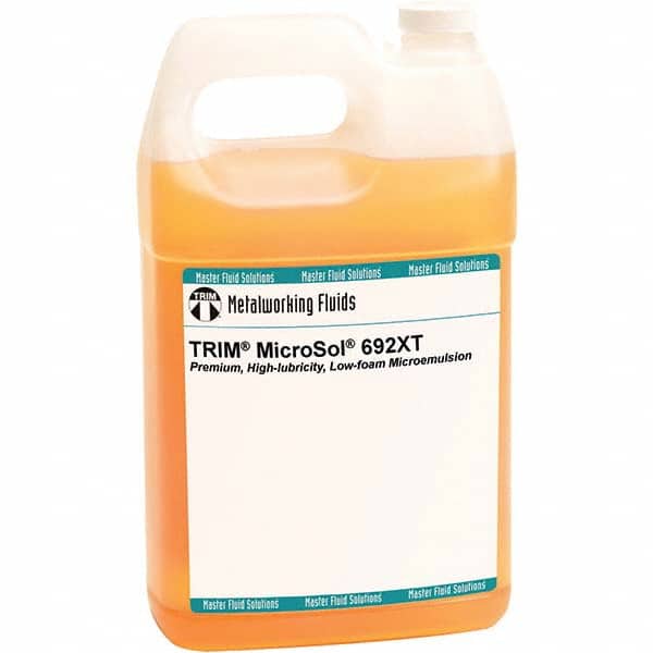Master Fluid Solutions - TRIM MicroSol 692XT 1 Gal Bottle Cutting, Drilling, Sawing, Grinding, Tapping & Turning Fluid - Exact Tool & Supply