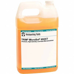 Master Fluid Solutions - TRIM MicroSol 692XT 1 Gal Bottle Cutting, Drilling, Sawing, Grinding, Tapping & Turning Fluid - Exact Tool & Supply